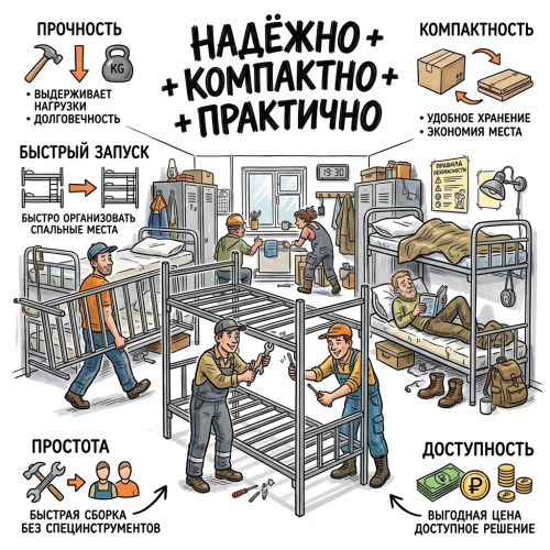 Почему металлические кровати так популярны?