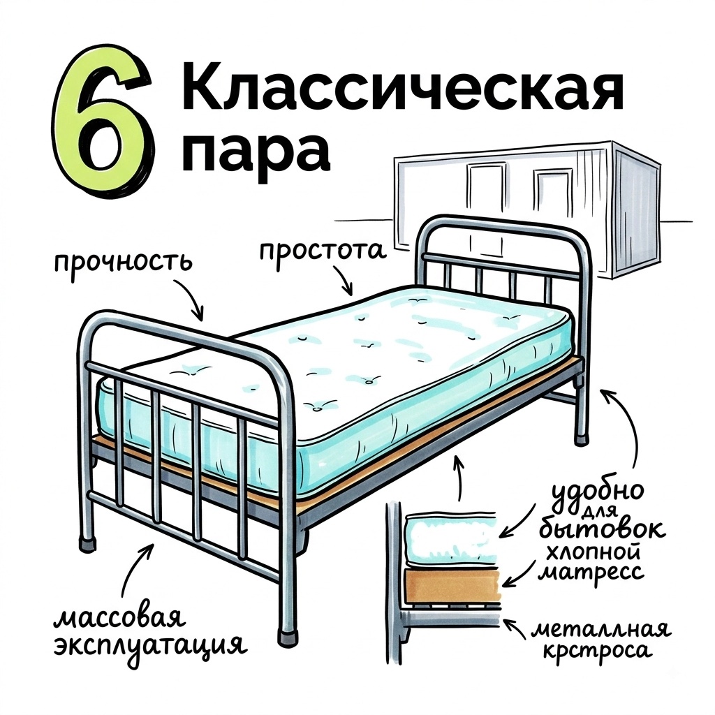 ватный матрас + металлическая кровать для рабочих ватный матрас + металлическая кровать для рабочих